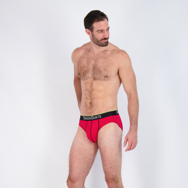 3-Pack of UnderGents Men's Modern Brief (Flyless) Underwear.