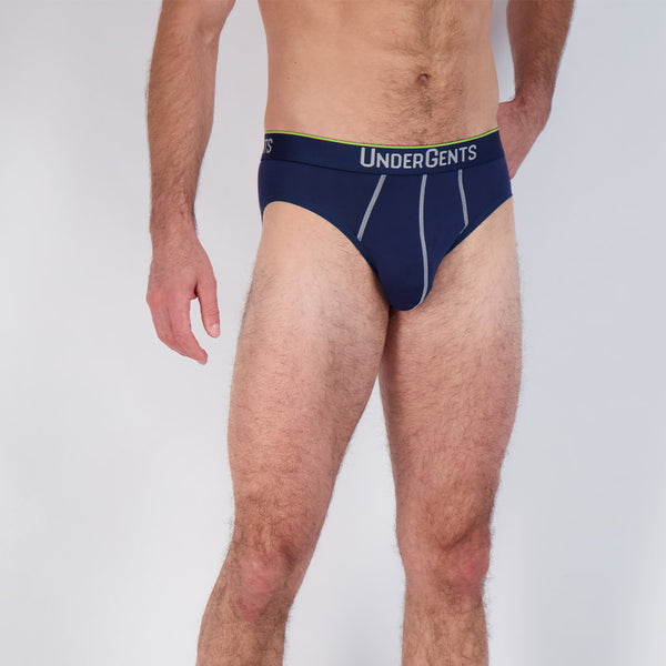 3-Pack of UnderGents Men's Modern Brief (Flyless) Underwear.