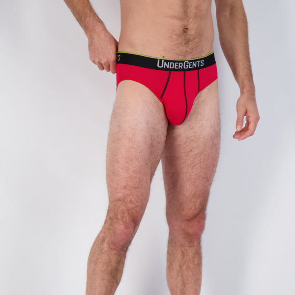 3-Pack of UnderGents Men's Modern Brief (Flyless) Underwear.