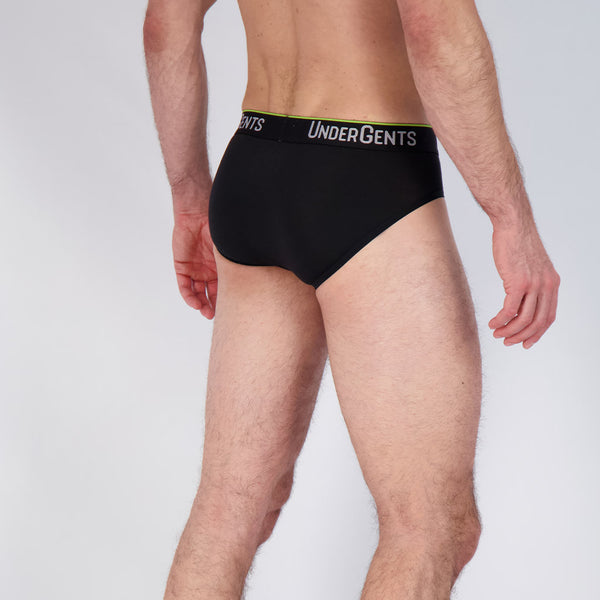 3-Pack of UnderGents Men's Modern Brief (Flyless) Underwear.