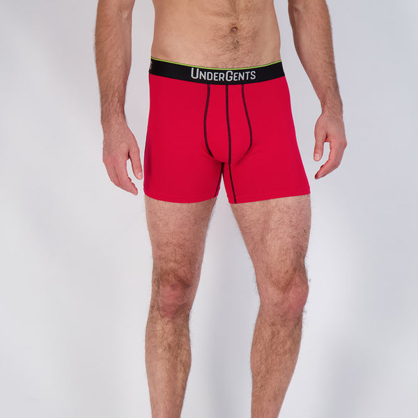 3-Pack of UnderGents Men's 4.5" Flyless Boxer Brief Underwear.