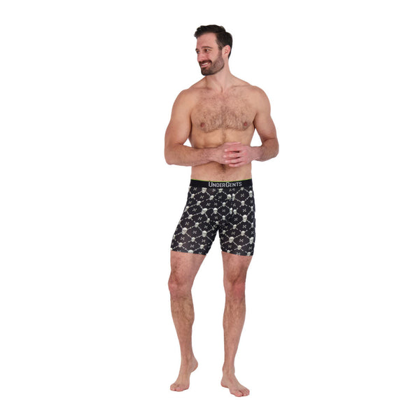 UnderGents 6" Men's Boxer Brief (With A Horizontal Fly Front For Quick Draws) | Ultra-Soft Cooling Comfort Underneath.
