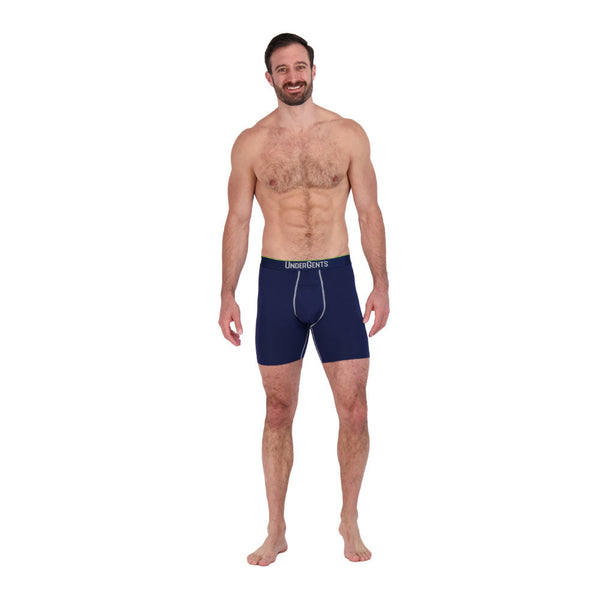 UnderGents 6" Men's Boxer Brief (With A Horizontal Fly Front For Quick Draws) | Ultra-Soft Cooling Comfort Underneath.