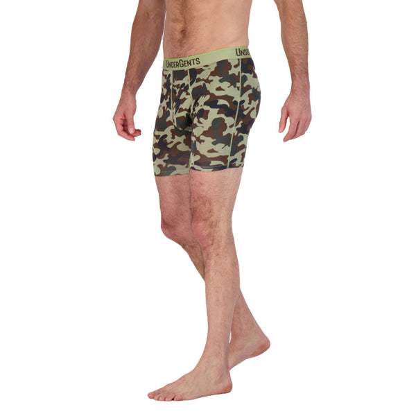 UnderGents 6" Men's Boxer Brief (With A Horizontal Fly Front For Quick Draws) | Ultra-Soft Cooling Comfort Underneath.