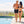 Load image into Gallery viewer, wearing UnderGents 6 inch boxer brief on the pool deck with his beautiful lady in her bikini having drinks and enjoying summer
