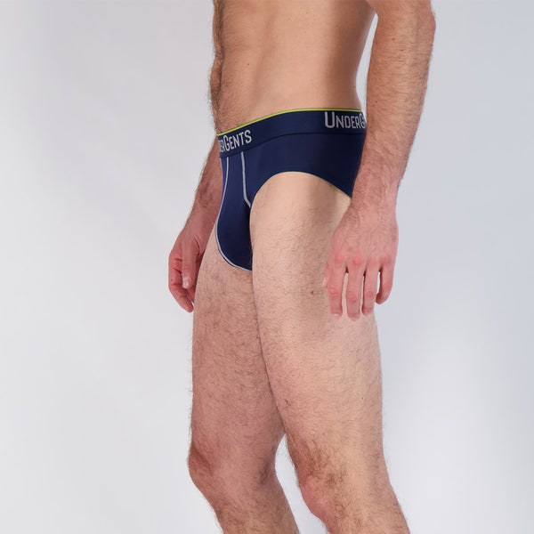3-Pack of UnderGents Men's Modern Brief (Flyless) Underwear.