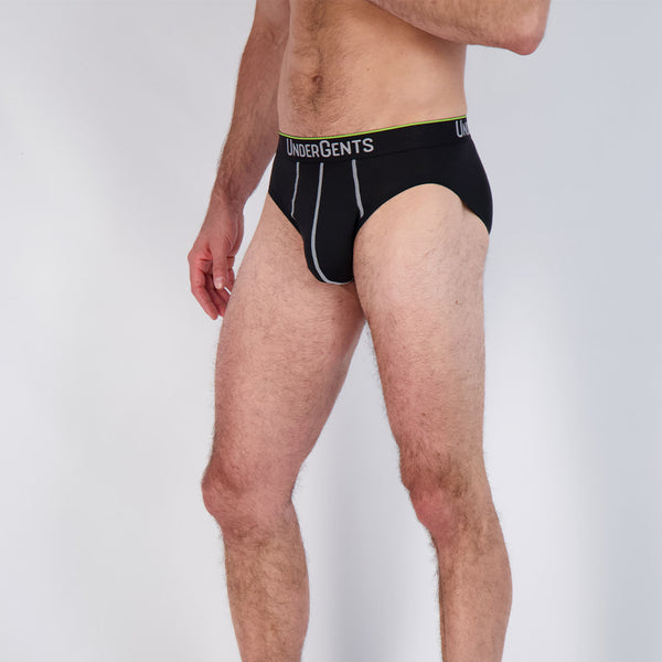 3-Pack of UnderGents Men's Modern Brief (Flyless) Underwear.
