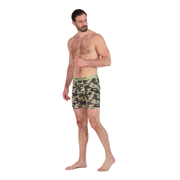 UnderGents 6" Men's Boxer Brief (With A Horizontal Fly Front For Quick Draws) | Ultra-Soft Cooling Comfort Underneath.