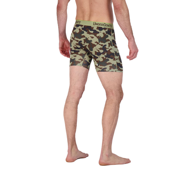 UnderGents 6" Men's Boxer Brief (With A Horizontal Fly Front For Quick Draws) | Ultra-Soft Cooling Comfort Underneath.