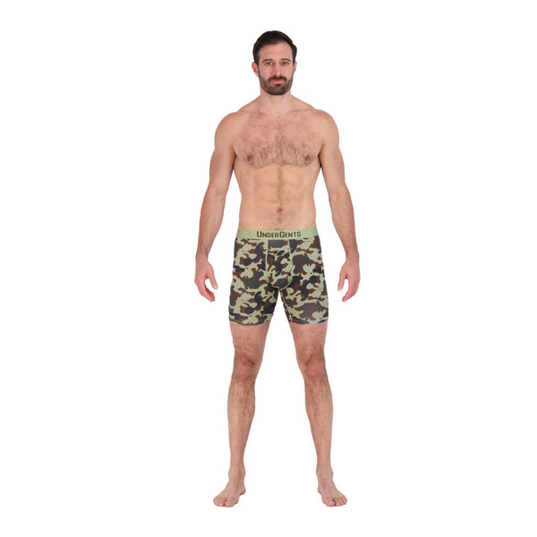 UnderGents 6" Men's Boxer Brief (With A Horizontal Fly Front For Quick Draws) | Ultra-Soft Cooling Comfort Underneath.